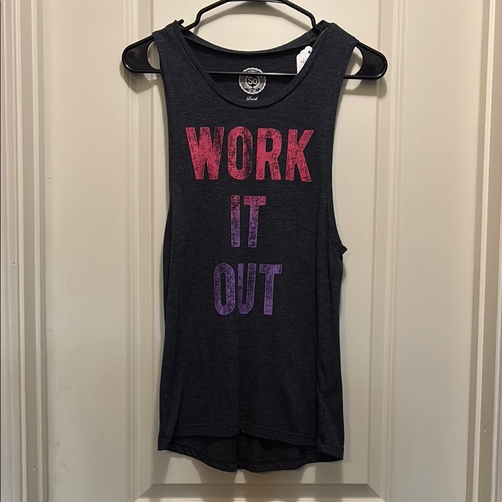So authentic American heritage Small Muscle Tee Workout Top
